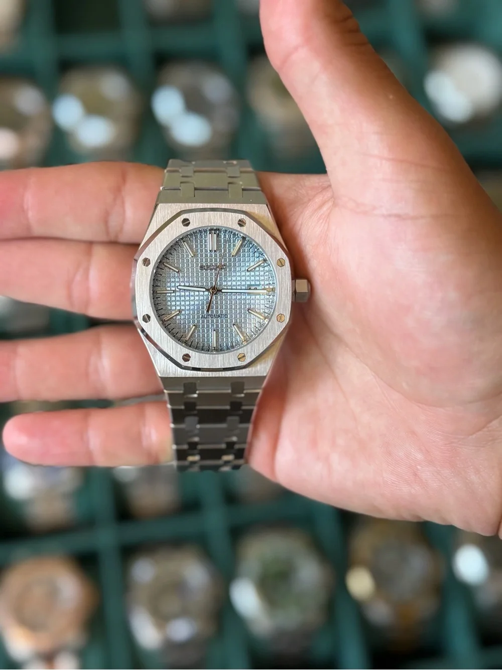 Seiko Mod: Sky Blue Royal Oak